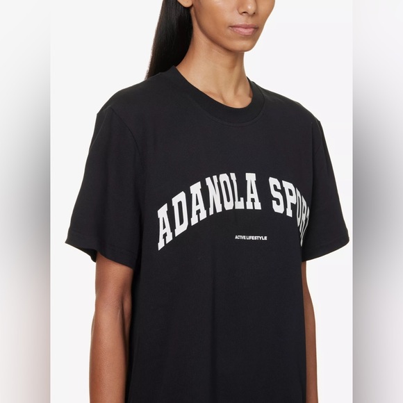 Adanola Black Core Relaxed-Fit Cotton-Jersey T-Shirt - Picture 1 of 12